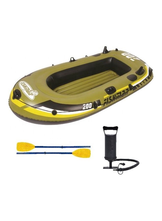 جيلونج طقم قوارب سمكية قابلة للنفخ مع مضخة وزورق محمول - Image 2