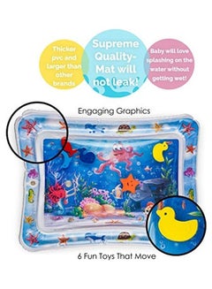 Splashin'kids Inflatable Tummy Time Premium Water Play Mat  - Image 1