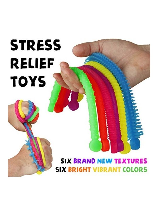 BUNMO 6-Pack Super Sensory Textured Stretchy Strings Set - Image 2