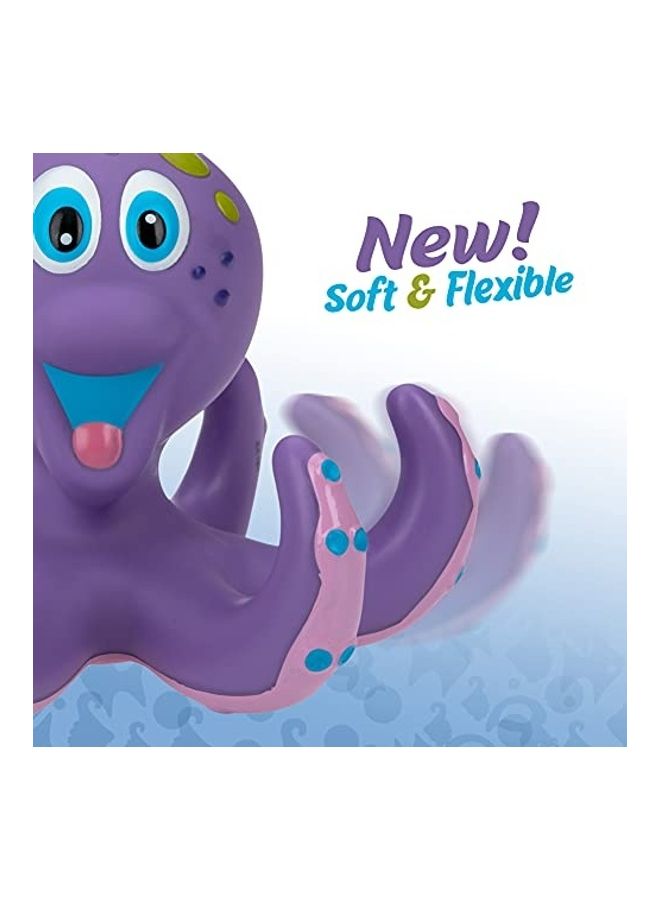 Nuby Octopus with 3 Hoopla Rings Bath Toy Set  - Image 3