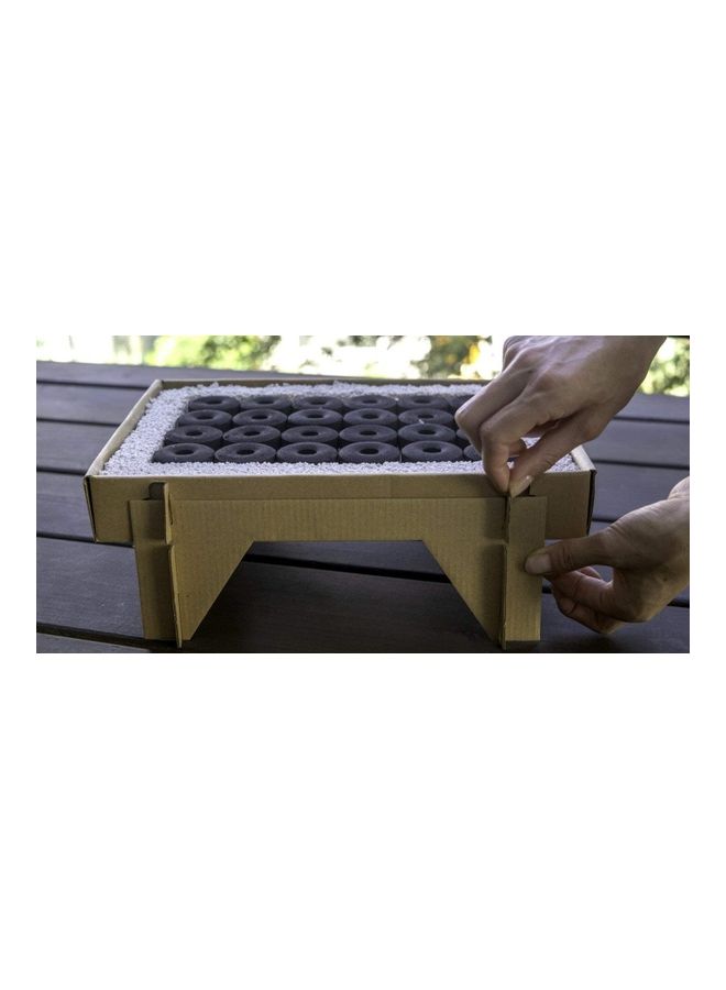 CASUSGRILL Portable Instant Biodegradable Barbecue Grill Beige  - Image 4