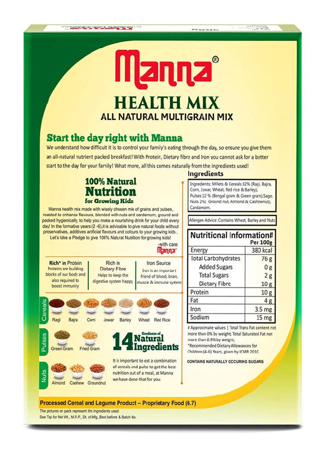 MANNA - Health Mix All Natural Multigrain 500grams - Image 1