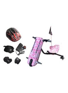 Rally Electric Drift Scooter 3 Wheel with Helmet Kit, Knee Guard and Elbow  - Image 2