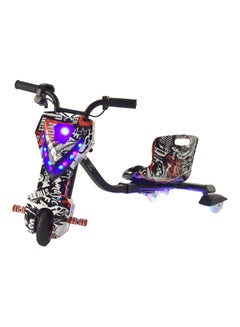 Rally Electric Drift Scooter 3 Wheel with Helmet Kit, Knee Guard and Elbow  - Image 1
