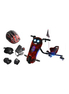 Rally Electric Drift Scooter 3 Wheel with Helmet Kit, Knee Guard and Elbow  - Image 2