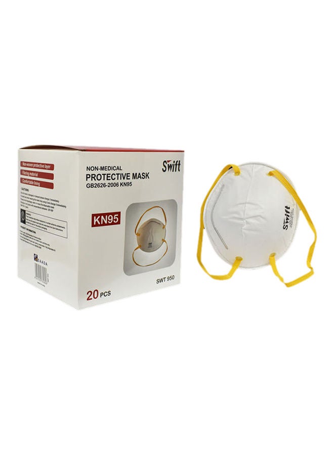 Swift 20-Piece KN95 Protective Face Mask  - Image 1