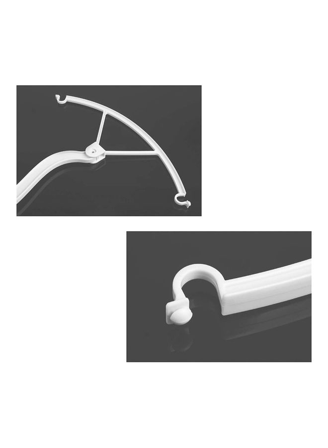 XiuWoo Universal Hollow Anti Direct Blowing Air Condition Wind Deflector Q27 Clear - Image 4