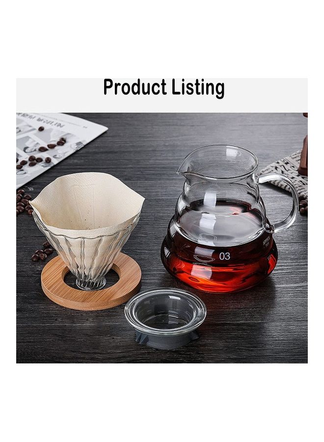 XiuWoo - Pour Over Coffee Maker Set Multicolour 800ml - Image 1