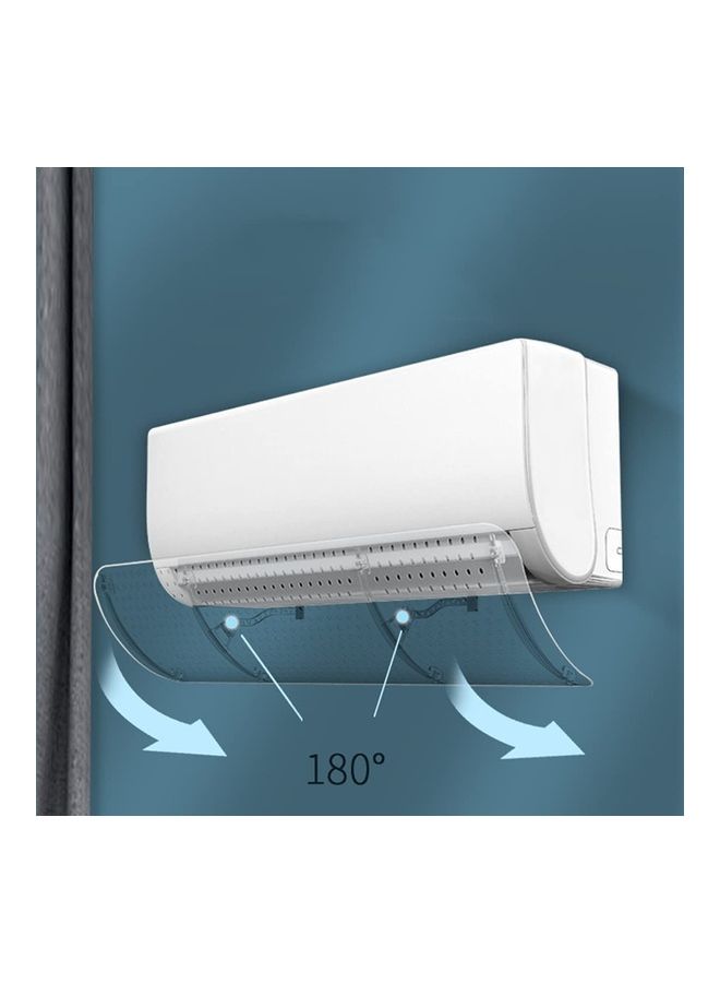 XiuWoo Universal Hollow Anti Direct Blowing Air Condition Wind Deflector Q54 Clear  - Image 2