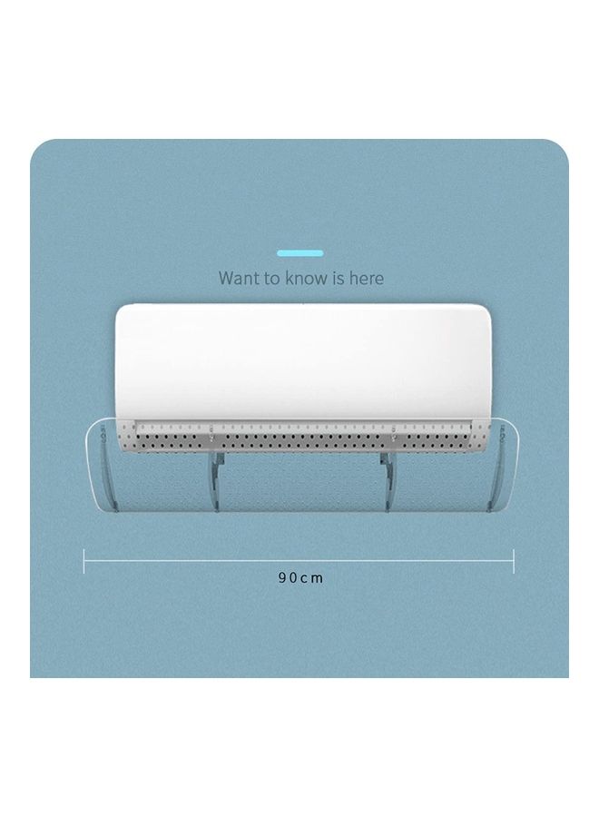 XiuWoo Universal Hollow Anti Direct Blowing Air Condition Wind Deflector Q54 Clear  - Image 3