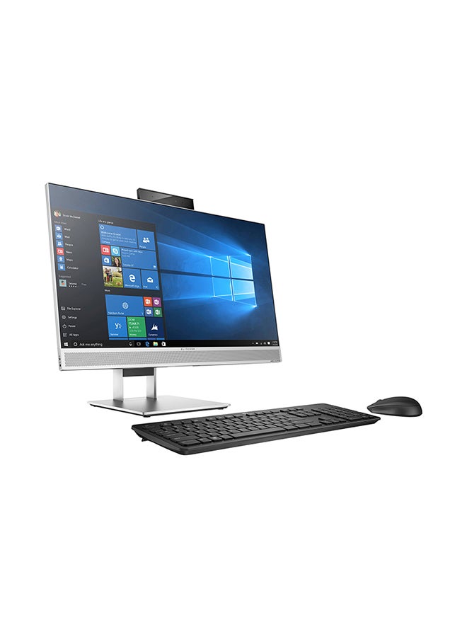 HP - ELITE 800G4 All In One Desktop With 23.8-Inch Display, Core i5 Processer/8GB RAM/256GB SSD/Intel UHD Graphics English Black/Silver - Image 1
