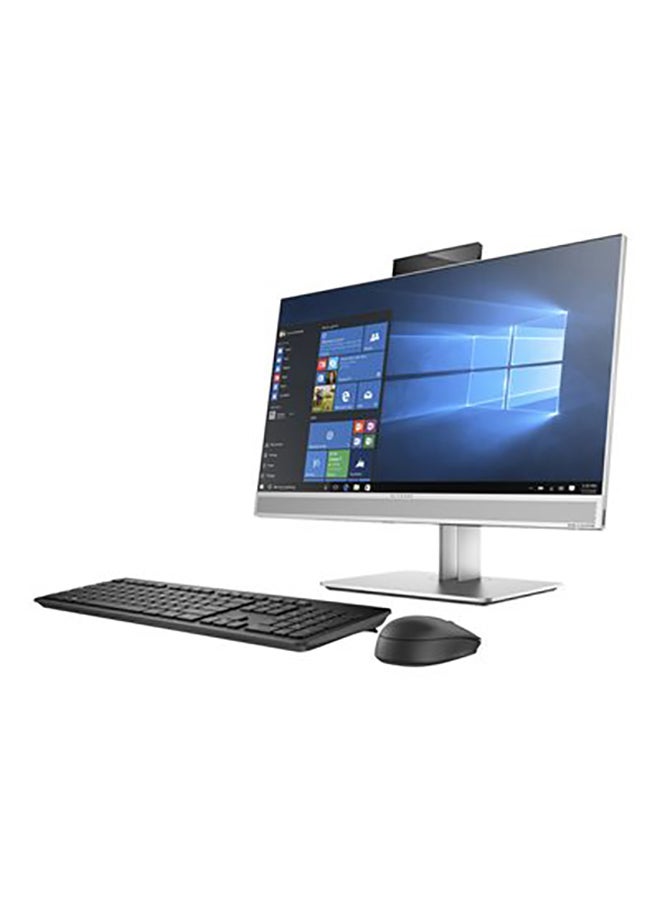 HP - ELITE 800G4 All In One Desktop With 23.8-Inch Display, Core i5 Processer/8GB RAM/256GB SSD/Intel UHD Graphics English Black/Silver - Image 1