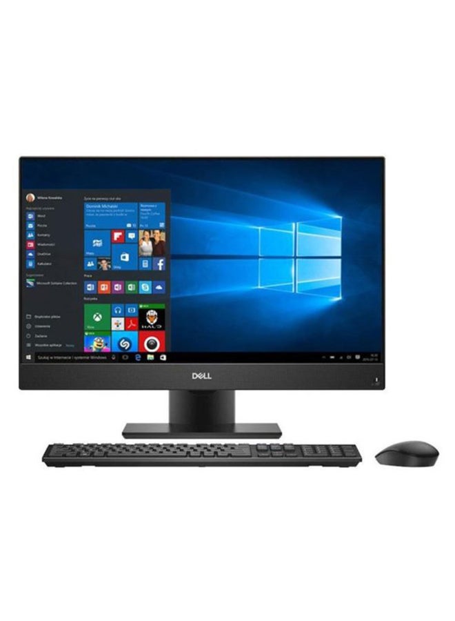 DELL OPTIPLEX 7470 All In One Desktop With 24-Inch Display, Core i5 Processer/8GB RAM/1TB HDD/Intel UHD Graphics English Black/Silver - Image 2