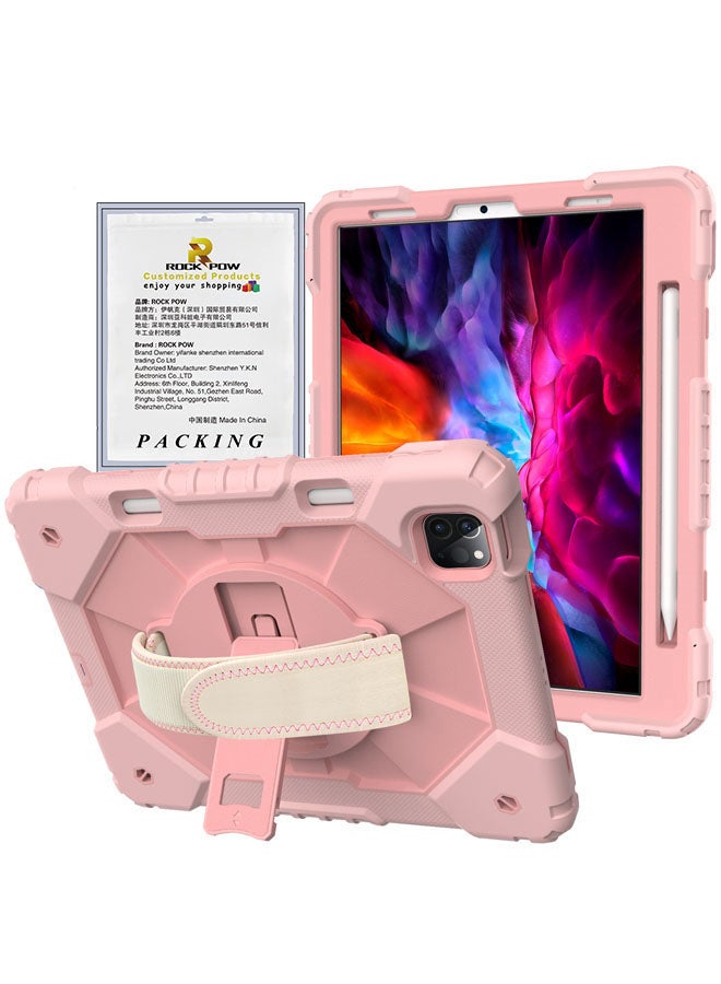 Rock Pow Protective Case Cover for iPad Pro 11 2021/2020/2018/Air410.9 Rose Gold - Image 1