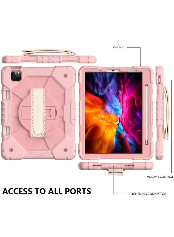 Rock Pow Protective Case Cover for iPad Pro 11 2021/2020/2018/Air410.9 Rose Gold - Image 3