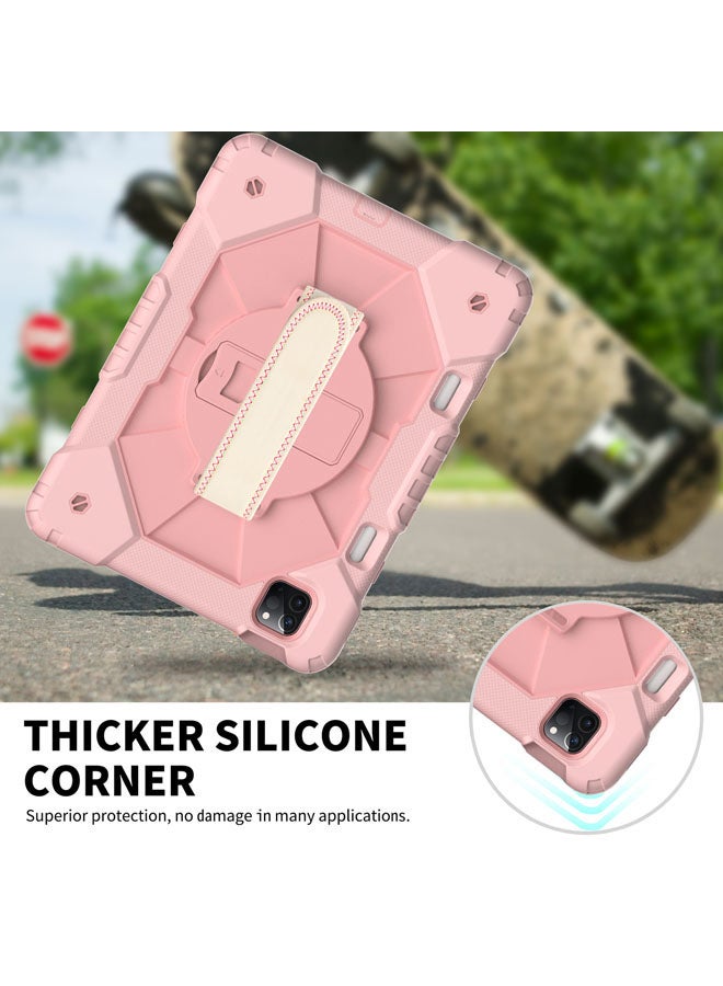 Rock Pow Protective Case Cover for iPad Pro 11 2021/2020/2018/Air410.9 Rose Gold - Image 4