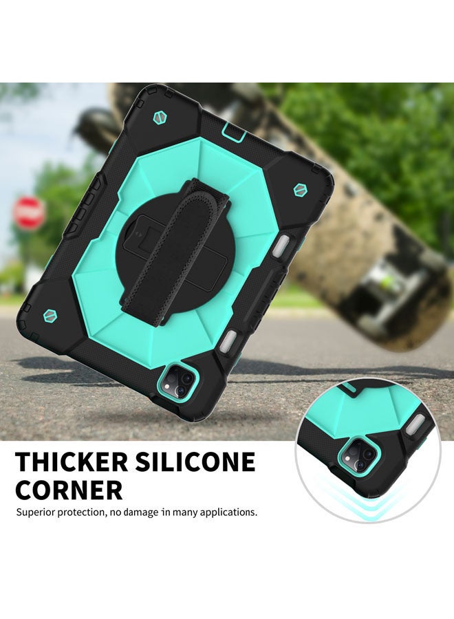 Rock Pow Protective Case Cover for iPad Pro 11 2021/2020/2018/Air410.9 Black/Green - Image 4