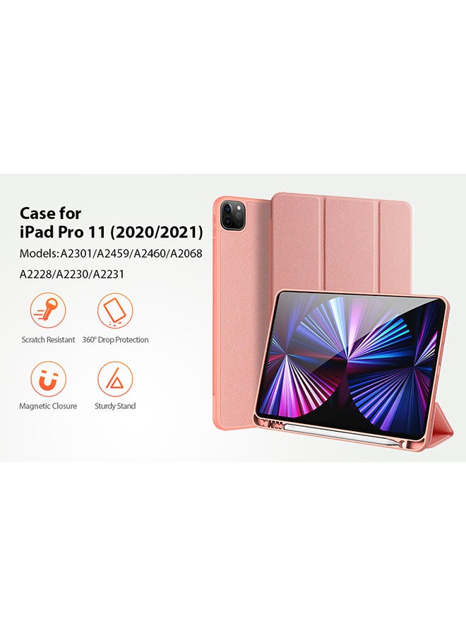 Rock Pow Protective Case for iPad Pro 11 2021/2020 Pink - Image 2