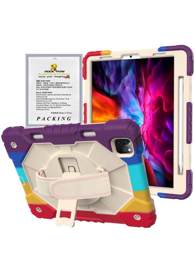 Rock Pow Protective Case Cover for iPad Pro 11 2021/2020/2018/Air410.9 Multicolour - Image 1