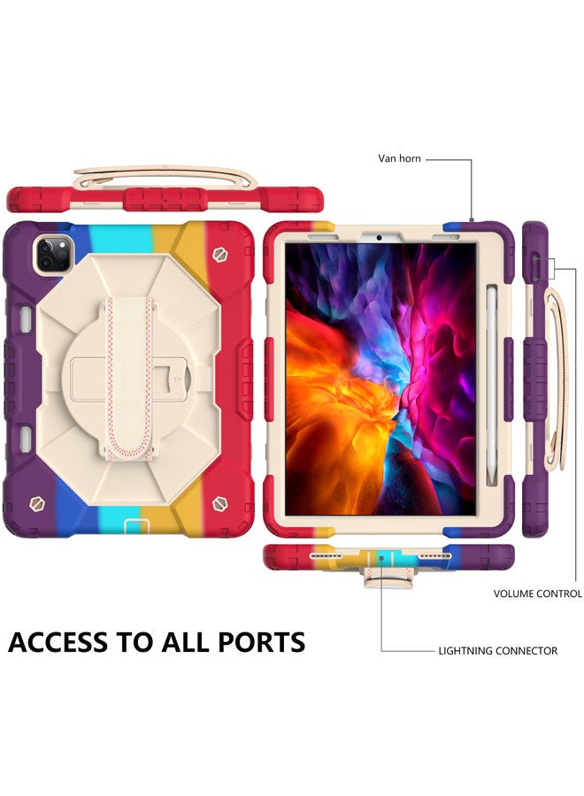 Rock Pow Protective Case Cover for iPad Pro 11 2021/2020/2018/Air410.9 Multicolour - Image 3
