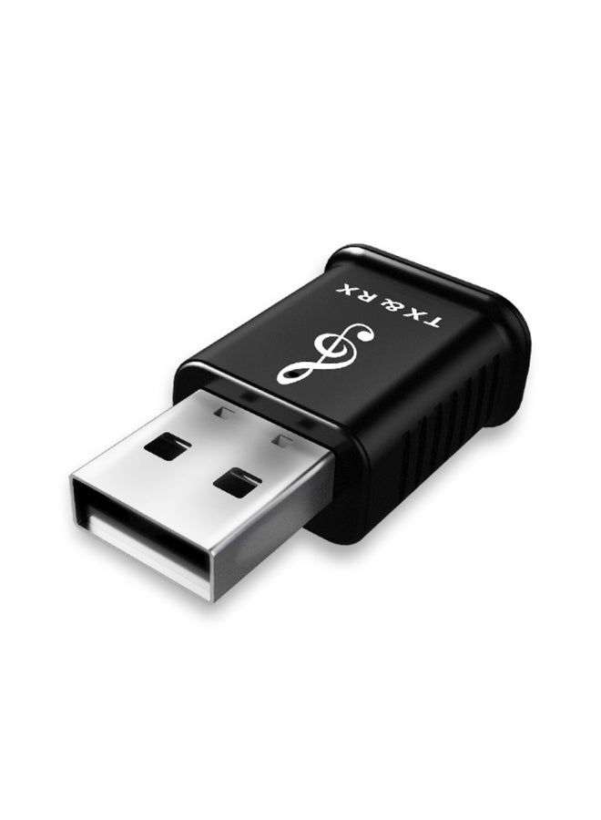 Generic 2-In-1 USB Bluetooth Adapter Transmitter Receiver Black  - Image 1