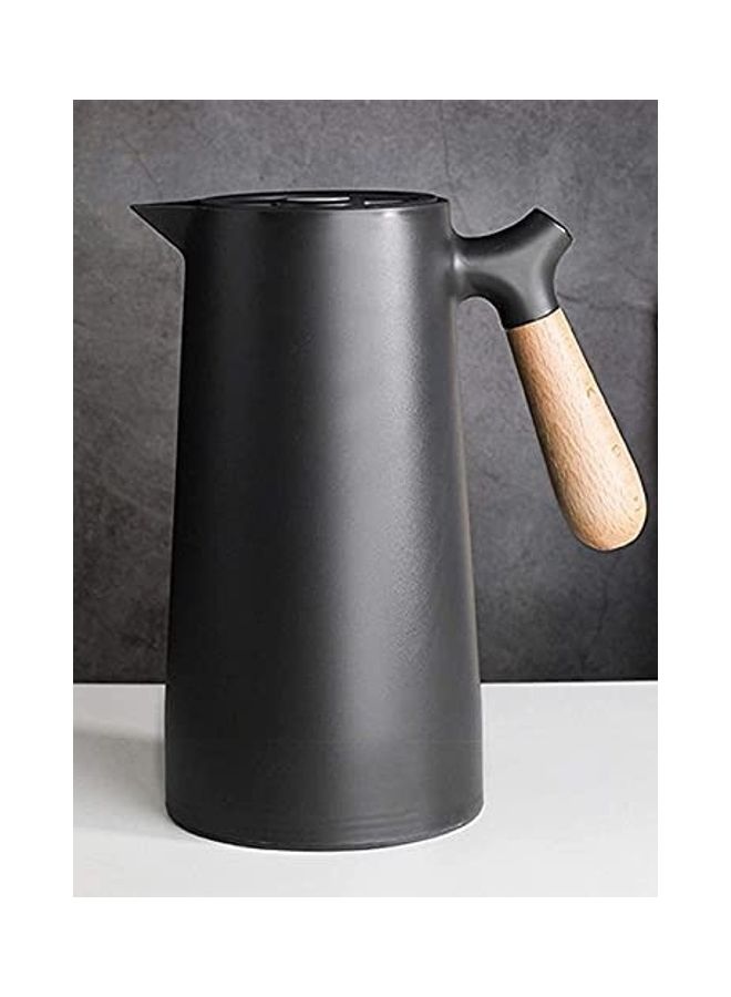 XiuWoo - Dream Thermal Carafe Double Walled Vacuum Coffee Thermos Black/Brown - Image 1