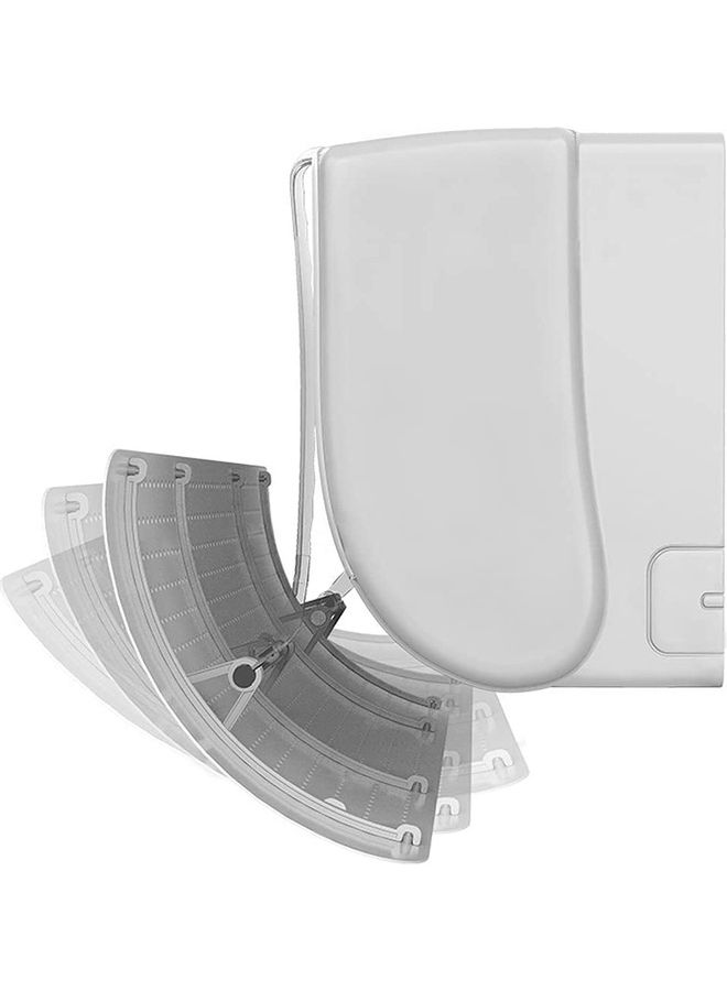 XiuWoo Universal Hollow Anti Direct Blowing Air Condition Wind Deflector Q91 White  - Image 2