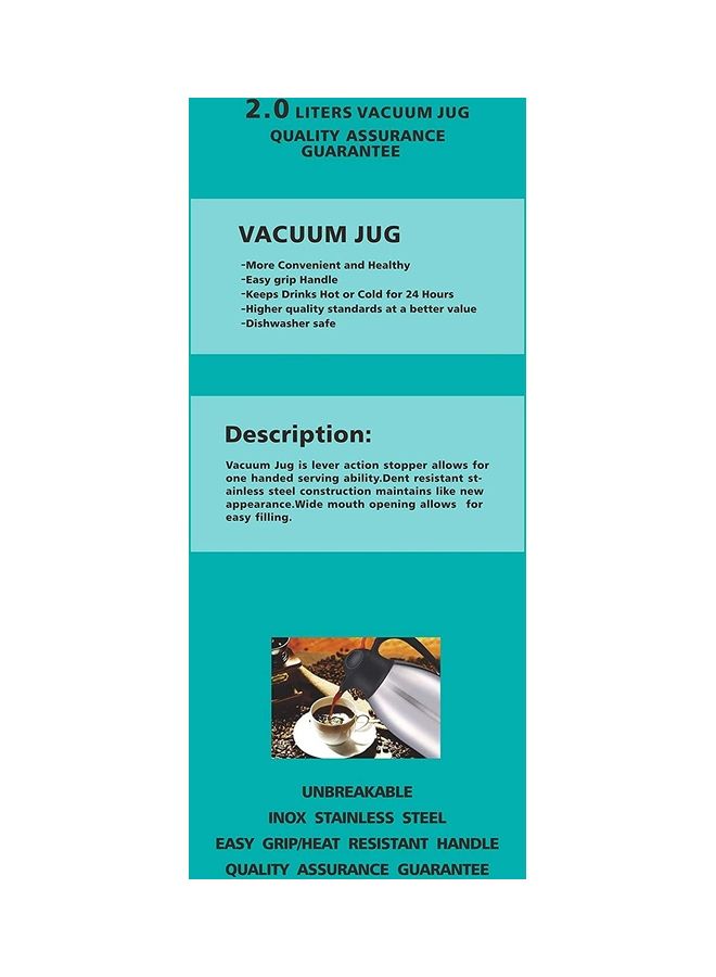 XiuWoo Vacuum Tea Carafe Silver/Black - Image 3