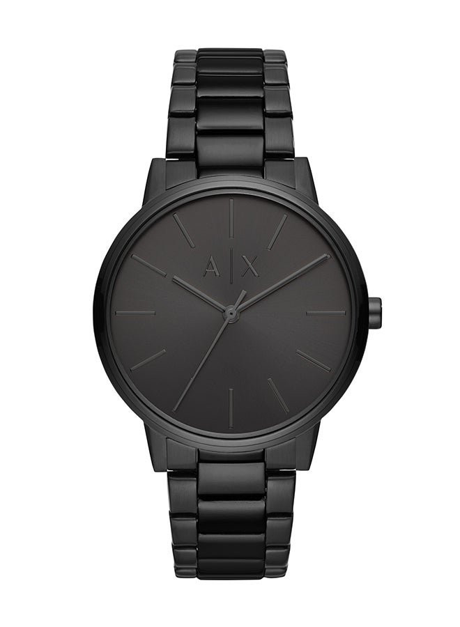ارماني اكسشينج ساعة يد بعقارب وسوار من الإستانلس ستيل طراز AX2701 للرجال - Image 1