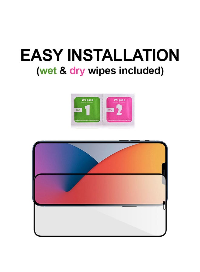 Theodor Tempered Glass Screen Protector For Apple iPhone 12 Pro Black - Image 3