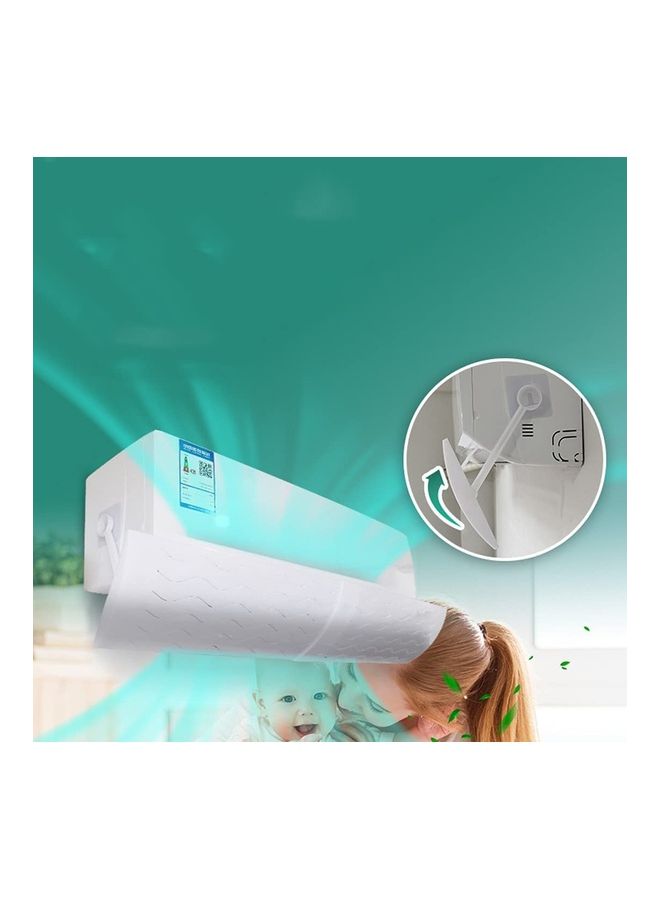 XiuWoo Air Conditioning Deflector With Porous Q22 White  - Image 4