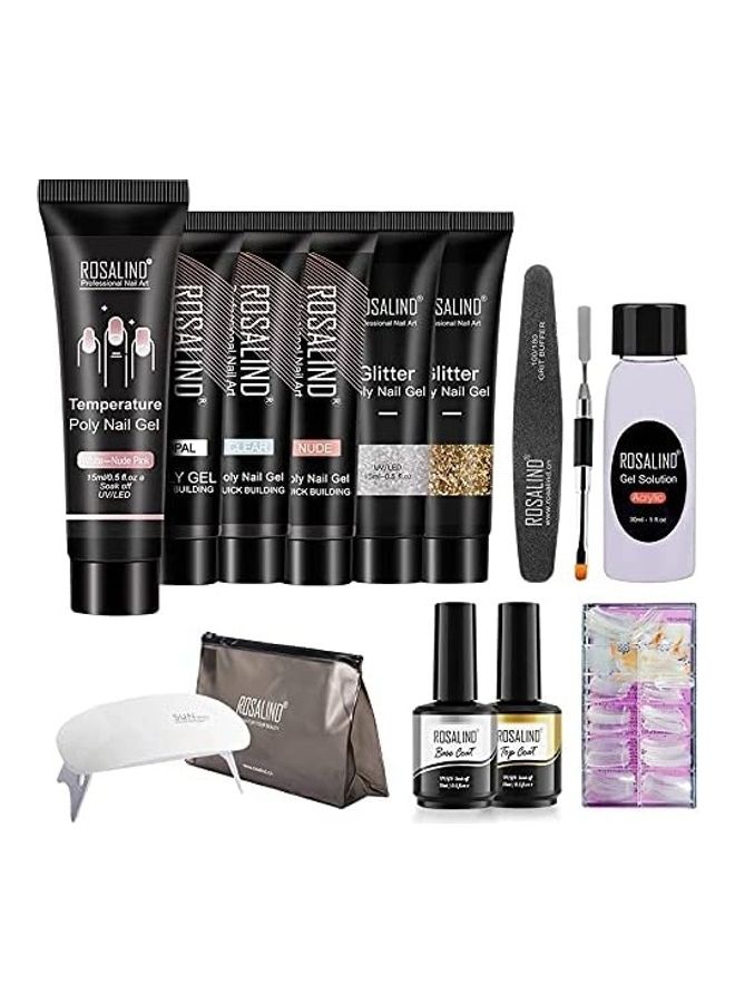 Rosalind Poly Gel And Accessories Kit Multicolour  - Image 1