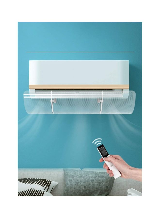 XiuWoo Universal Hollow Anti Direct Blowing Air Condition Wind Deflector Q73 Clear - Image 5