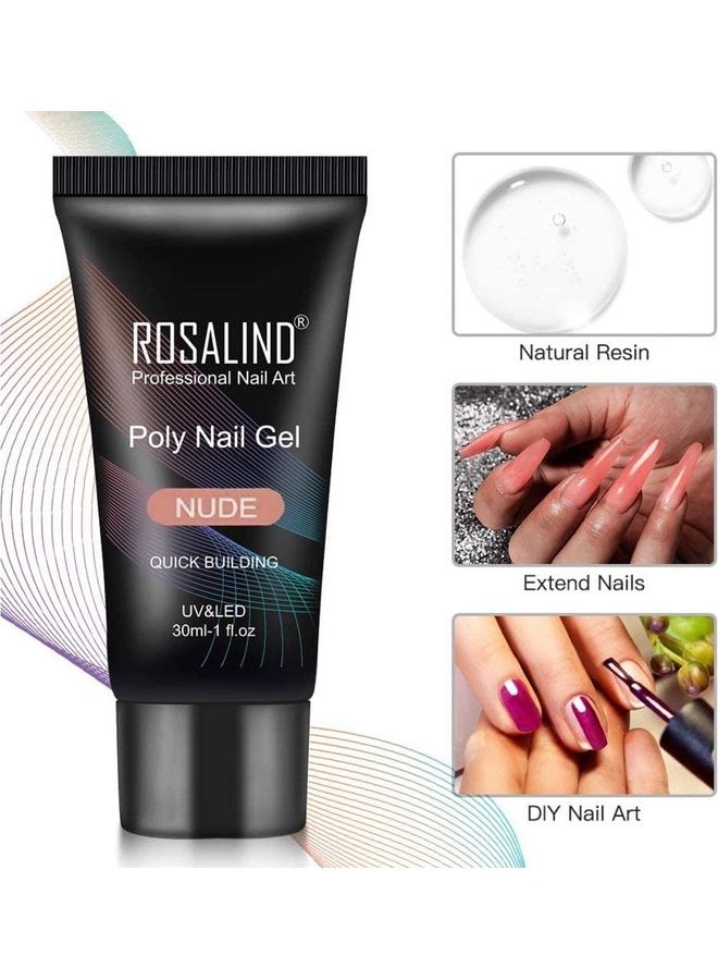 Rosalind 3 Piece Poly Nail Gel Kit Multicolour  - Image 2