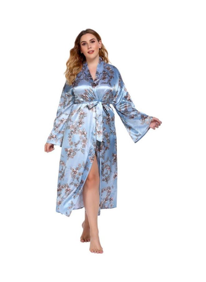 Printed Nightdress Blue - Image 3