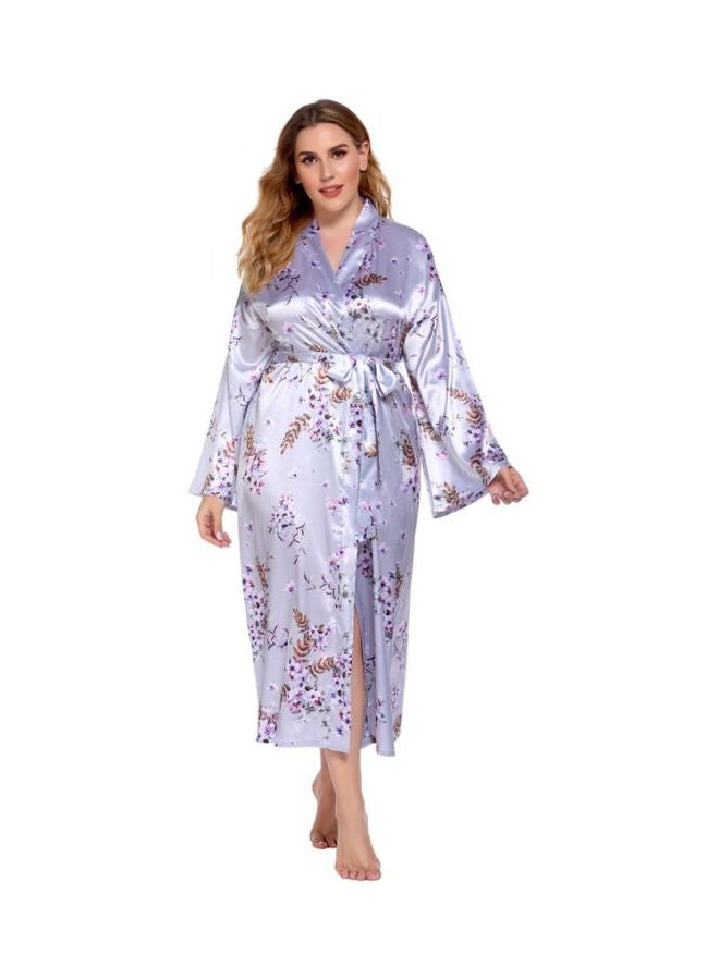 Printed Nightdress Purple - Image 1