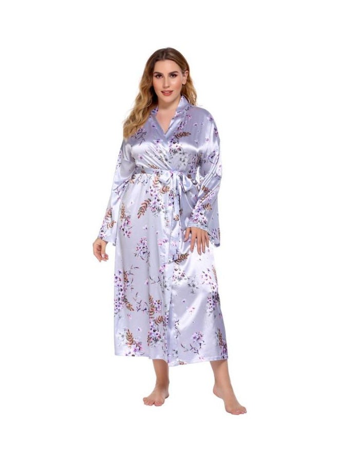 Printed Nightdress Purple - Image 3