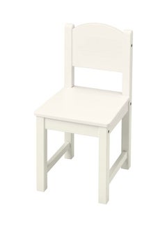 WK Children's Wooden Chair White  - Image 1