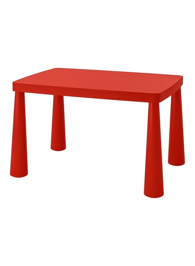دبليو كيه طاولة داخلية/خارجية للأطفال. أحمر 77x55سم  - Image 1