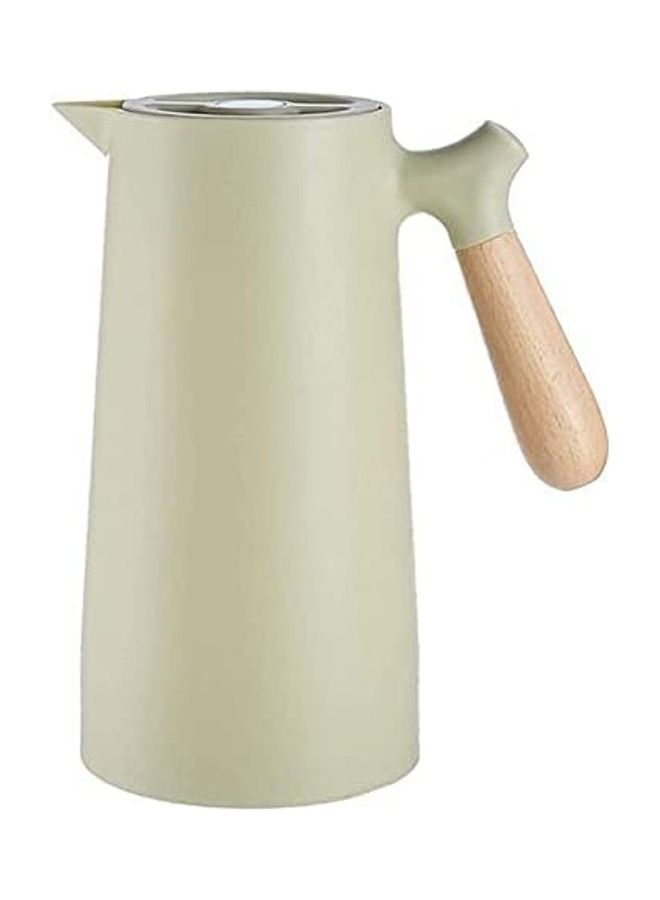 XiuWoo Thermal Coffee Jug Flask Green/Brown  - Image 1