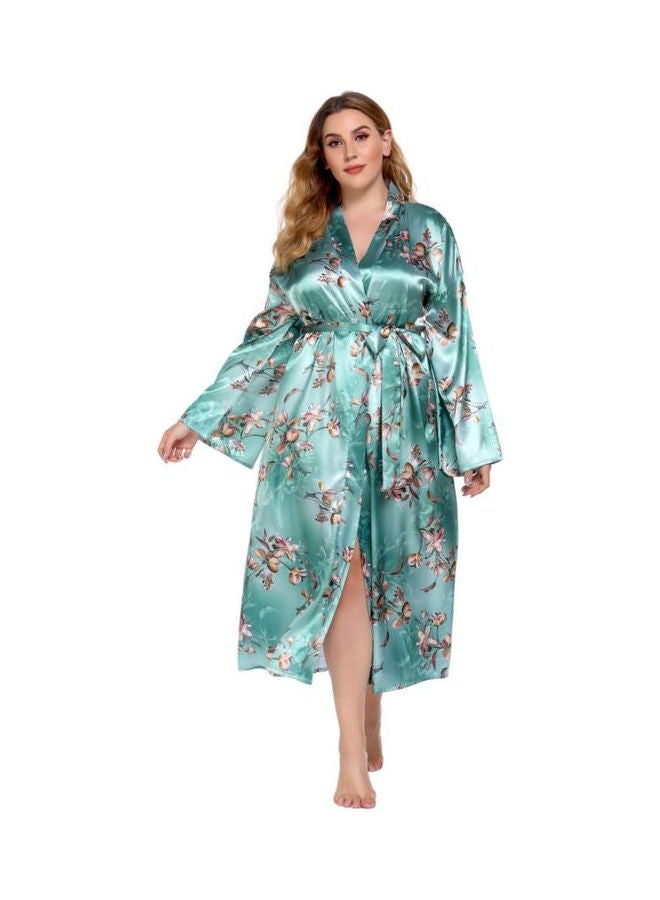 Printed Nightdress Green/Pink - Image 1