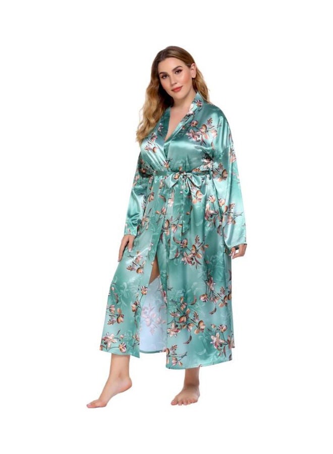 Printed Nightdress Green/Pink - Image 3