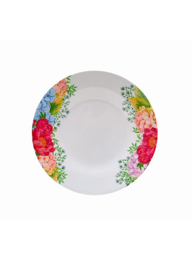 Royal Melamine Floral Print Dessert Plate Multicolour 6.5inch - Image 2