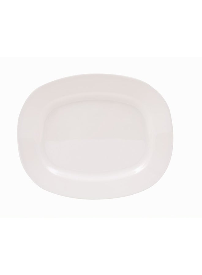 Royal Melamine Oval Plate White 10inch  - Image 2