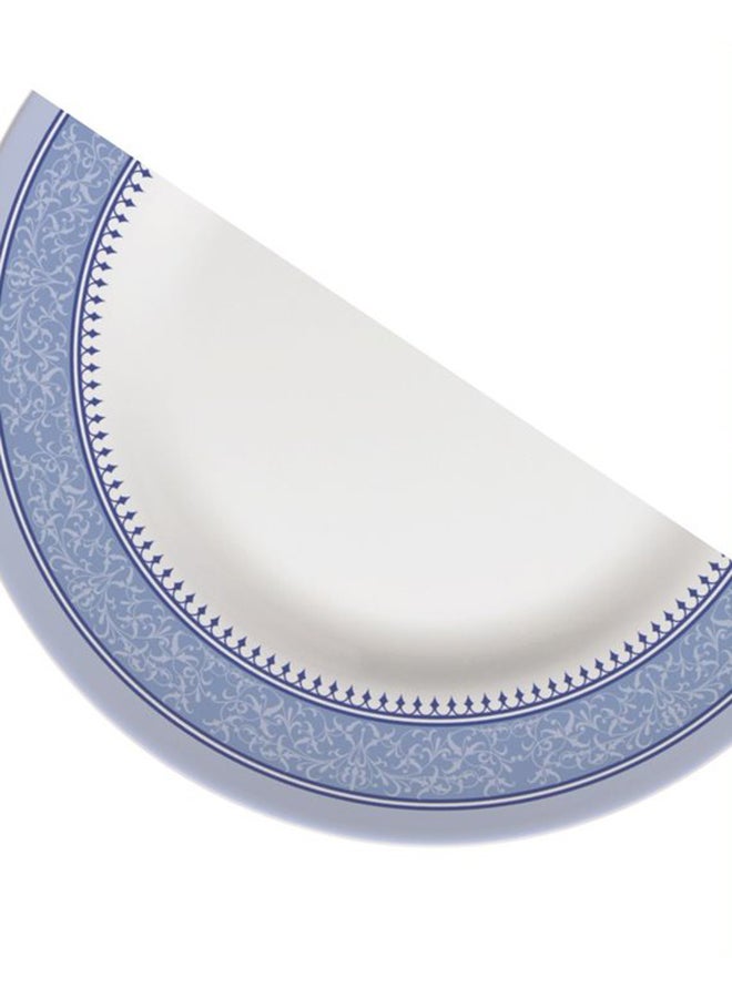 طبق حساء رويال من الميلامين أزرق/ أبيض 9بوصة - Image 2