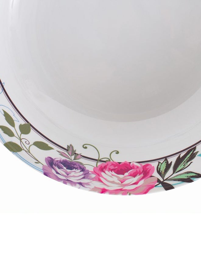 Royal Melamine Floral Print Soup Bowl Multicolour 7.5inch - Image 3