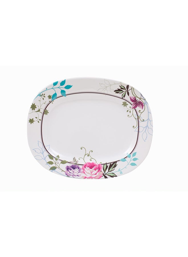 Royal Melamine Oval Plate Multicolour 14inch - Image 2