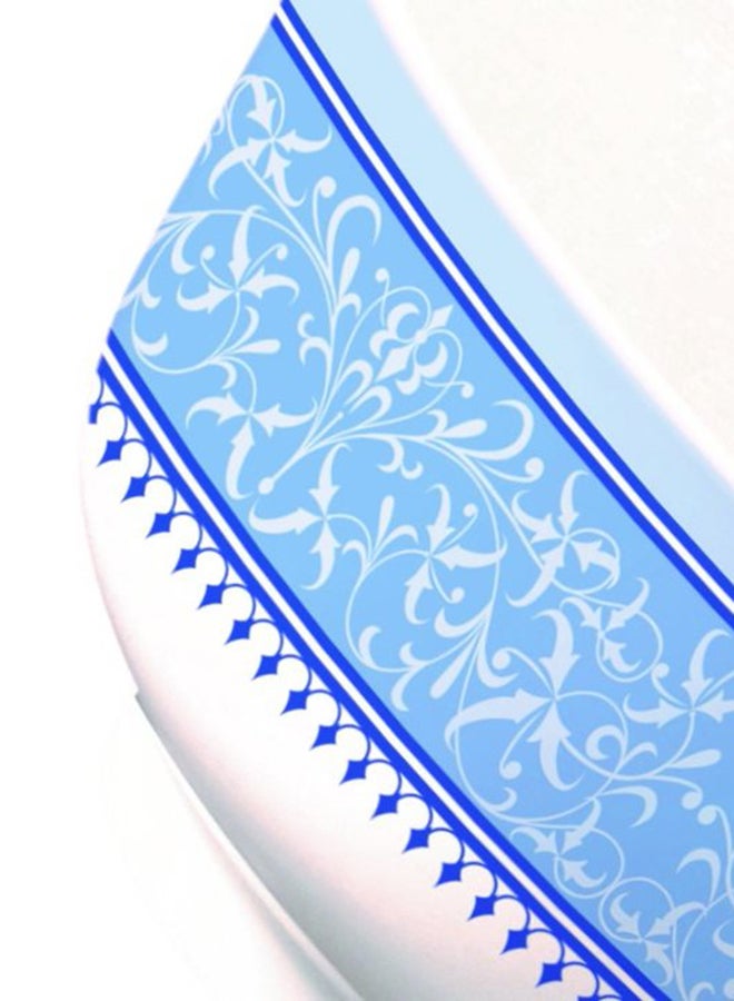Royal Melamine Rice Bowl White/Blue 4.5inch - Image 2