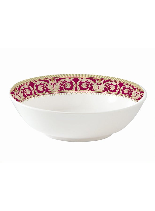 Royal Melamine Rice Bowl White/Brown/Yellow 6inch  - Image 1