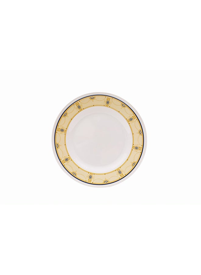 Royal Melamine Dessert Plate White/Yellow 6.5inch  - Image 2